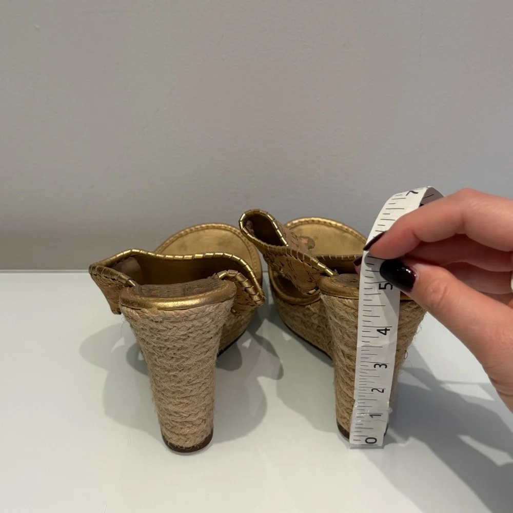 Jack Rogers Wedge Sandals Size 8